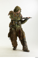  Photos John Hopkins Army Postapocalyptic Suit Poses aiming the gun standing whole body 0023.jpg